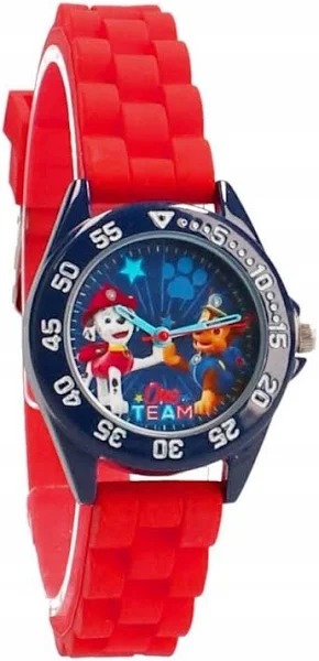 Zegarek Na Rękę Psi Patrol Chase W Pudełku Czerwony