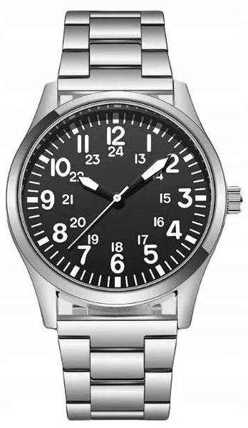 Nowy masywny wojskowy zegarek Tpw luminous na bransolecie