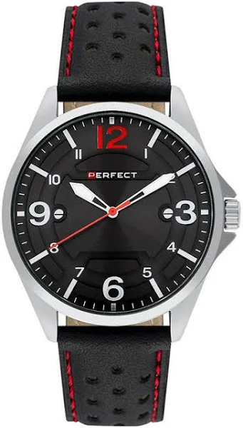 Zegarek Perfect W120-02 męski perforowany pasek