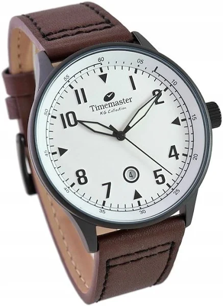Timemaster 258/01 Męski Zegarek na pasku skórzanym