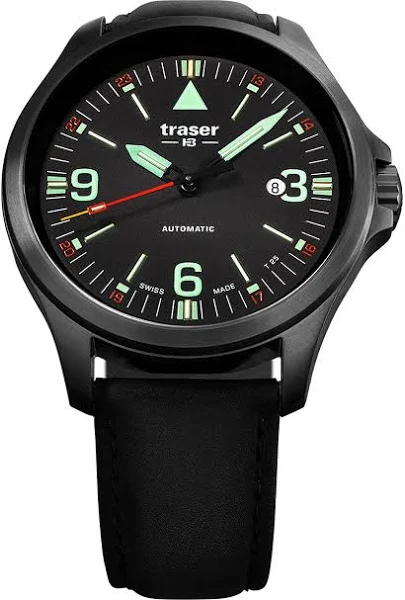 Zegarek Traser TS-108075 / P67 Officer Pro Automatic Black / męski