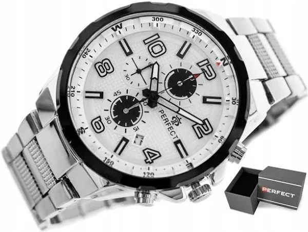 Zegarek Męski Perfect Ramon Chronograf +box Grawer