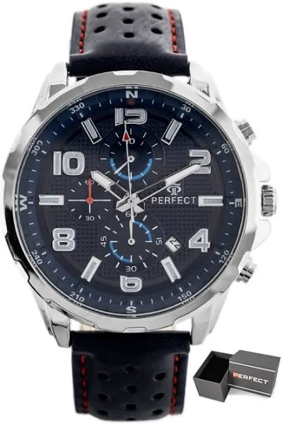 Zegarek Męski Perfect Odin Chronograf Box Grawer