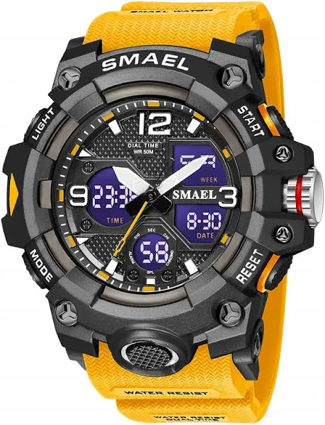 Zegarek Męski Smael Militarny Sportowy Wodoodporny