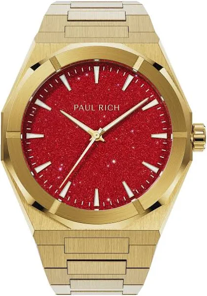 Paul Rich 766236337005 Star Dust Ii Gold Red - Zegarki na Ceneo.pl