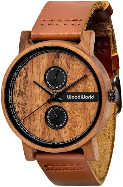 Drewniany Zegarek Brown Paul