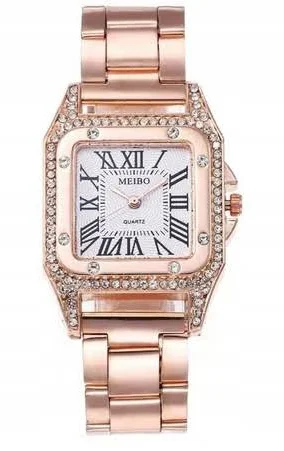 Zegarek Damski Kolor Złoty Z Bransoletką 526