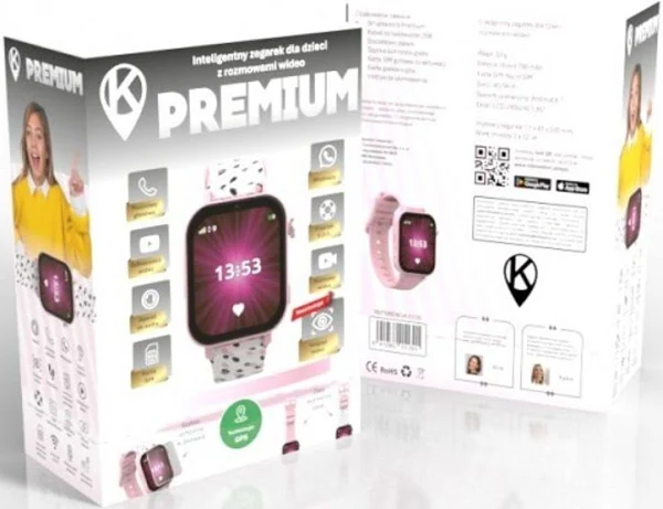 Smartwatch Premium różowy