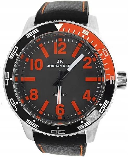JORDAN KERR Zegarek Męski J.Kerr Na Pasku Duży Duża Tarcza