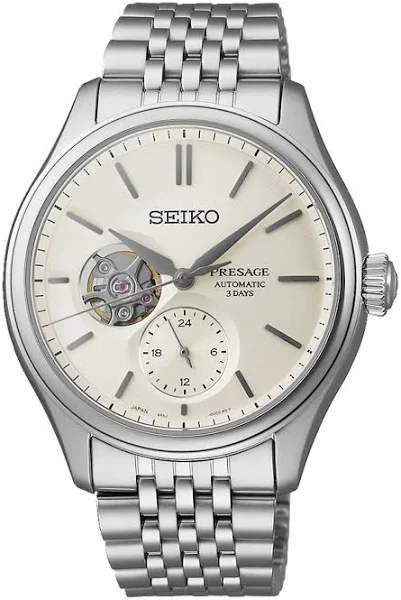 Zegarek męski Seiko Presage Classic Open Heart Automatic SPB469J1