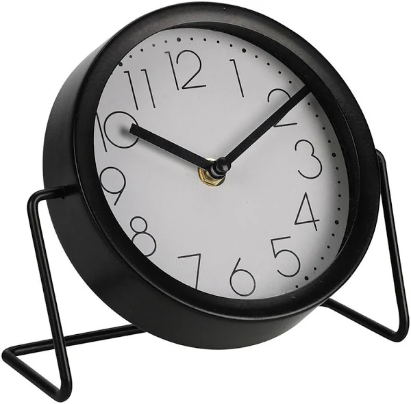 Zegar stołowy metalowy