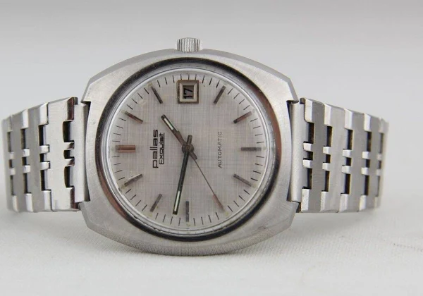 Pallas Exquisit Automatyczny zegarek męski Cal. Zegar ze stali