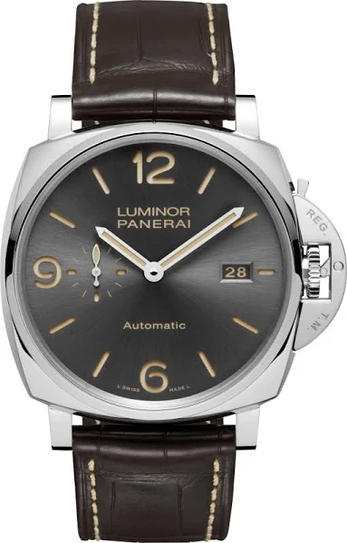Panerai Luminor Due Automatic Grey Dial 45 Mm Pam00943 - Zegarki na Ceneo.pl