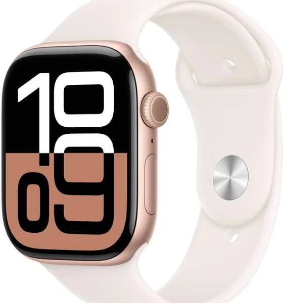Apple Watch Series 10 GPS + Cellular z kopertą 46 mm aluminium w kolorze paskiem sportowym rozmiar