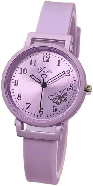 Zegarek damski zegarek z paskiem silikonowym zegarki kwarcowe damskie zegar na co dzień zegarki