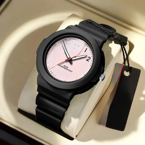 SANDA zegarki moda silikonowy chłopiec dziewczyna analogowy kwarcowy zegarek na rękę