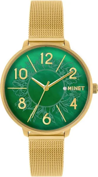 UPOMINKARNIA Złoty damski zegarek prague Pure Gold mesh