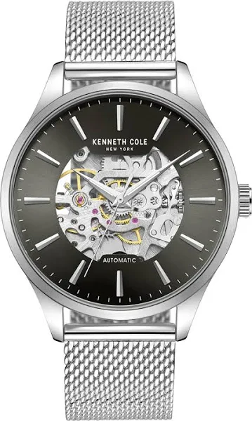 Zegarek męski KENNETH COLE KCWGL2216906 stalowy klasyczny skeleton