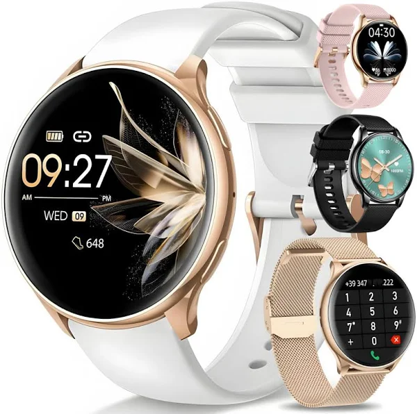 Angelo Watches Smartwatch Zegarek Damski Ciśnieniomierz Amoled Rozmowy Tętno Menu Pl