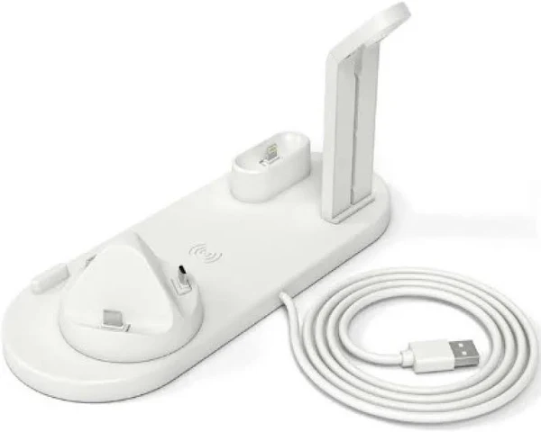 Ładowarka Stojak 3W1 Biała