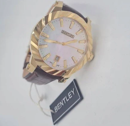 Ekskluzywny Zegarek Męski Bentley Pełny Zestaw