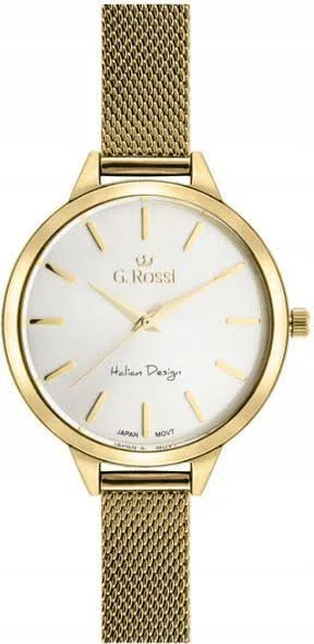 zegarek DAMSKI mechanizm kwarcowy biała tarcza