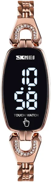 Zegarek damski Skmei biżuteryjny bransoleta Led