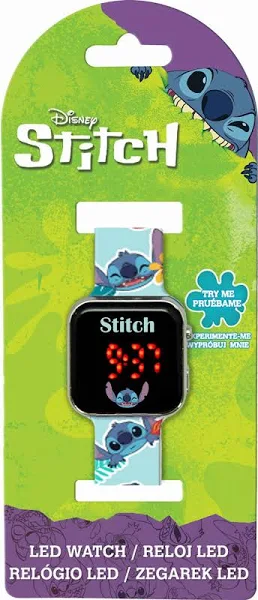 Zegarek LED z kalendarzem Stitch LAS4039 Kids