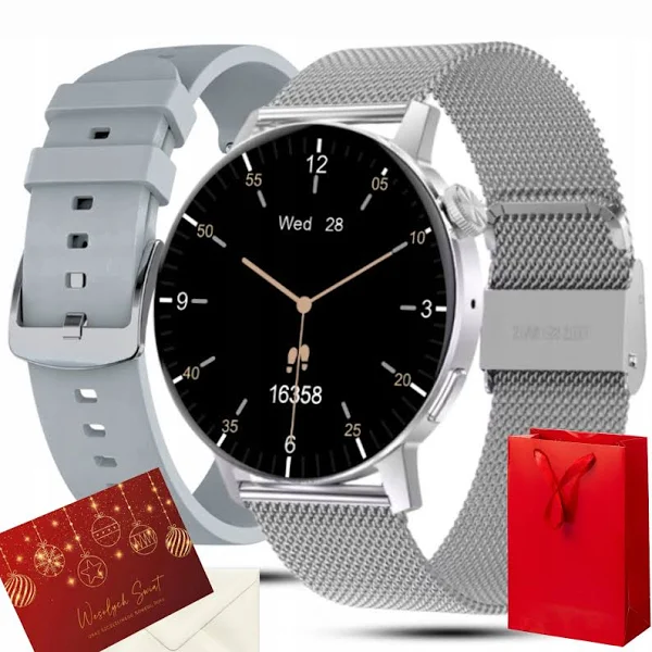 Smartwatch Zegarek Damski Menu Pl Rozmowy Ciśnienie Smart Watch