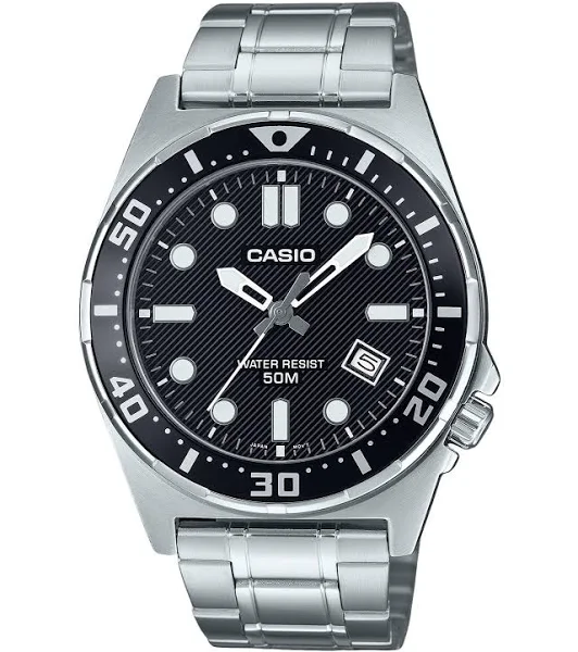 Zegarek męski Casio Standard Analog Stainless Steel MTD-135D