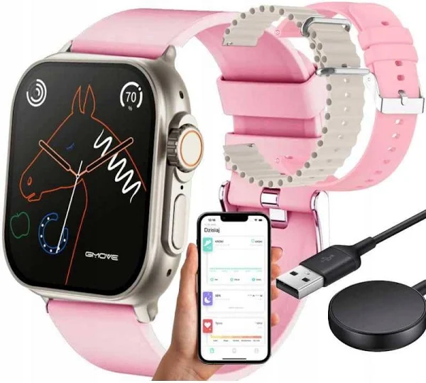 Zegarek Smartwatch damski Rubicon Sms Kroki Polskie Menu Połaczenia