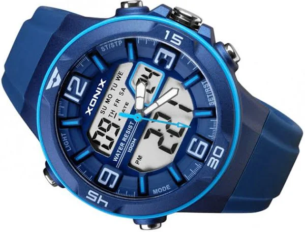 Duży Wielofunkcyjny Zegarek Xonix DualTime Męski
