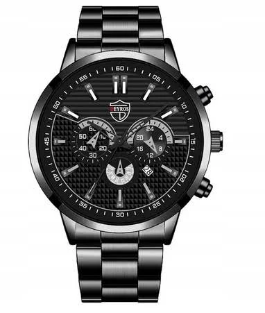 Zegarek Męski Z Bransoletką Stalowy 477