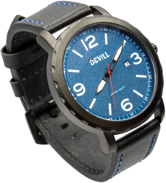 Zegarek Męski Devill Casual Niebieski
