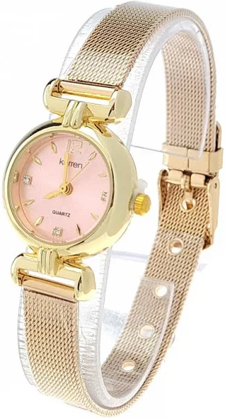 730 Zegarek damski złoty stal chirurgiczna Kurren klasyk