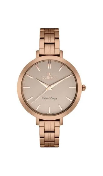 Lovrin brązowy zegarek damski modny