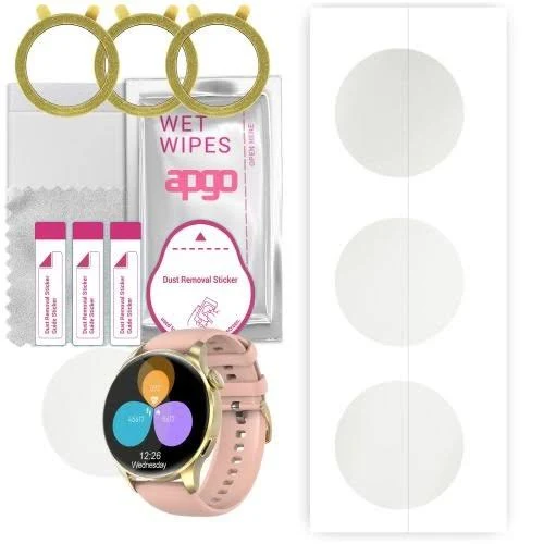 3x Folia hydrożelowa apgo do Iaret Smartwatch