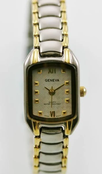Zegarek Geneva Damski Złoty Srebrny Stal Nierdzewna Wodoodporna