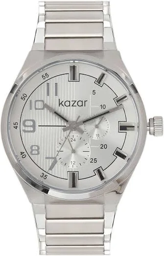 Kazar - Zegarek Męski - Srebrny
