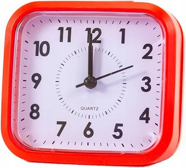 Mini Zegar Z Budzikiem 10cm Różne Kolory