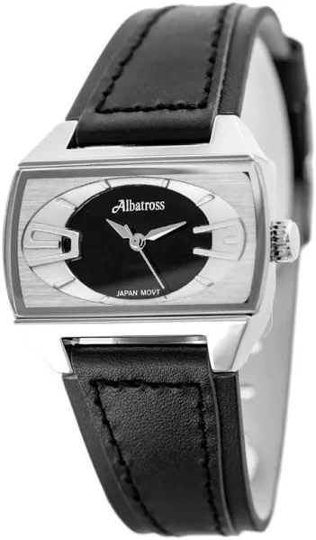 SAXO Srebrny damski zegarek z paskiem Albatross ABAA41-1