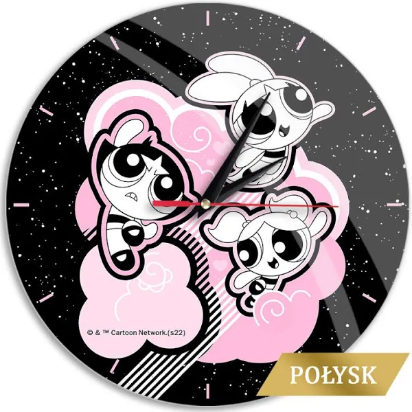 Zegar ścienny Atomówki