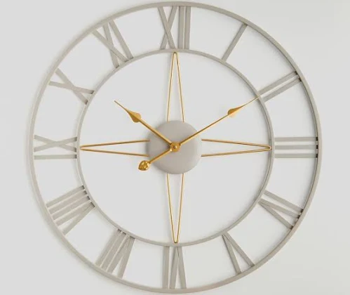 industrialny zegar ścienny industriano ø 70 cm