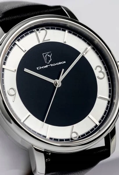 Damoda Classica zegarek damski Czarna tarcza koperta stalowa