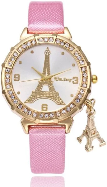Damski zegarek z motywem Wieży Eiffla