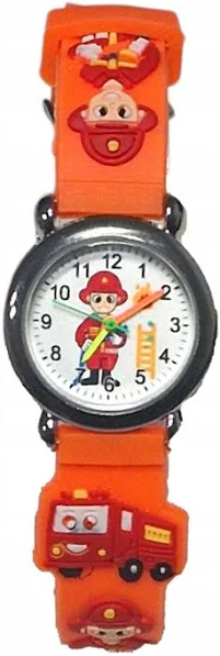 Klasyczny Zegarek Dziecięcy Strażak