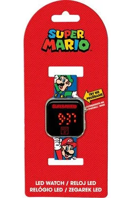 Zegarek LED Super Mario Kids
