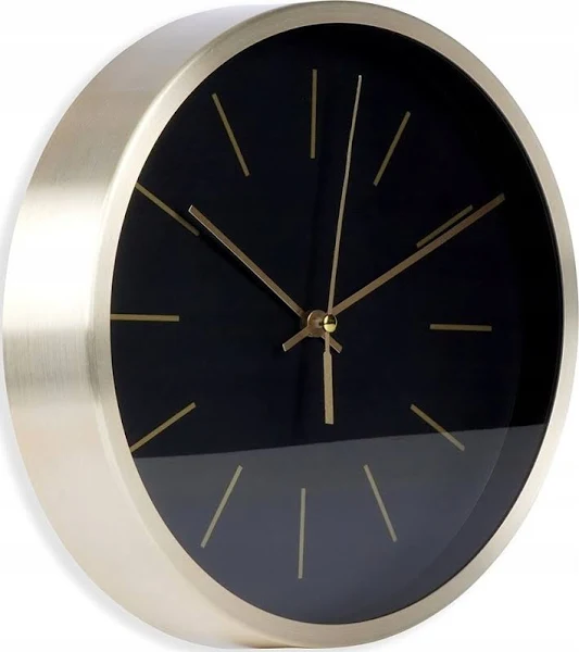 Vilde Zegar ścienny czarny złoty