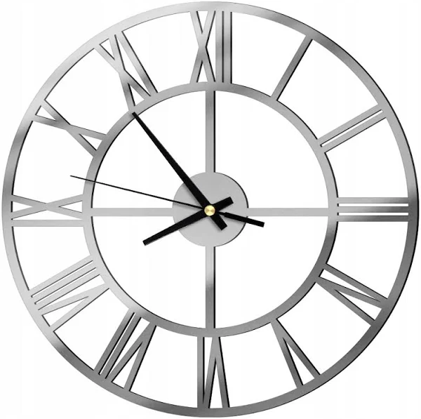 Zegar Na Ścianę Ścienny Szkło Akrylowe