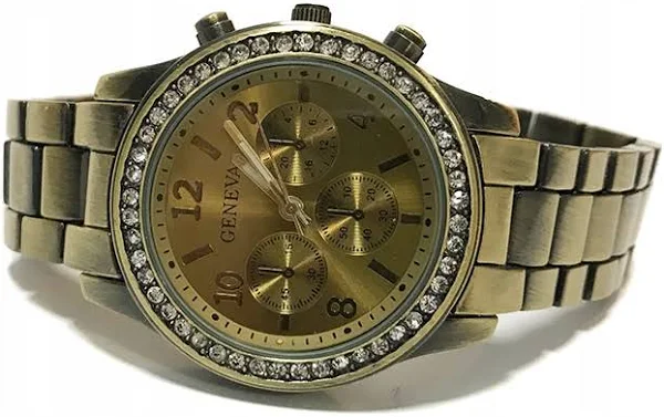 Zegarek damski Geneva bransoleta cyrkonie